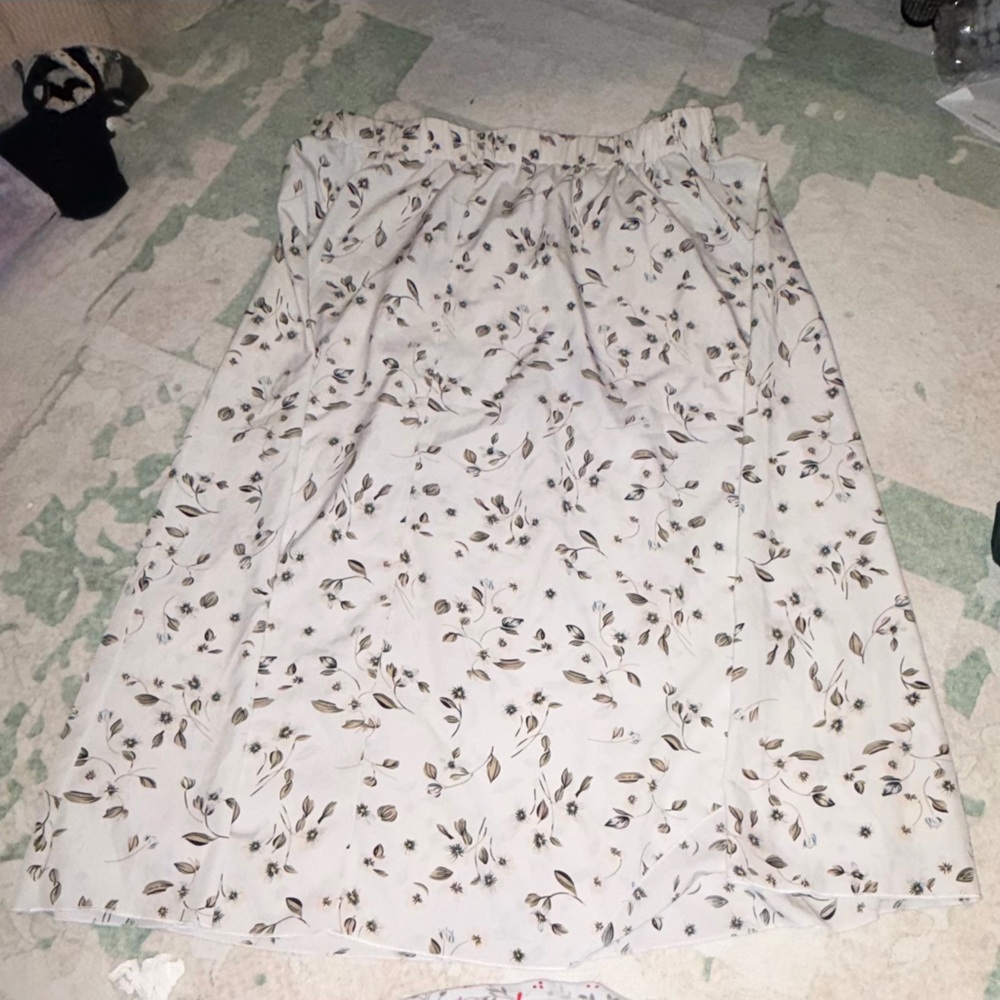 Floral Print Skirt
